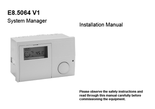 DRCASCACONTAA_E8.5064 EN 1.903-V1_Installation manual_English download